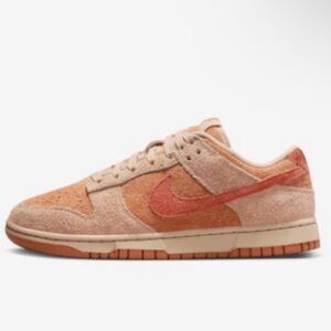 Nike Dunk Low in Orange and Beige